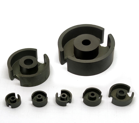 MnZn Material Pot Type Ferrite Core P80 / P112 / P150 Untuk Transformator Frekuensi Tinggi