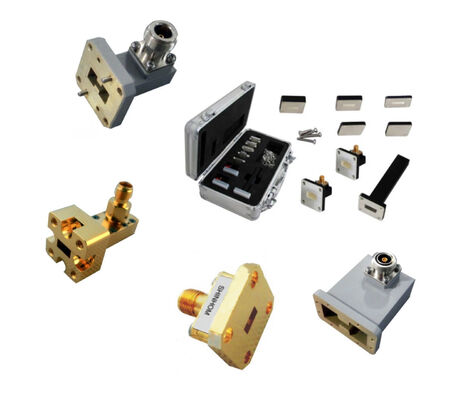 Low Insertion Loss High Power Tolerance Wide Frequency Coverage Waveguide Components for RF Microwave Systems