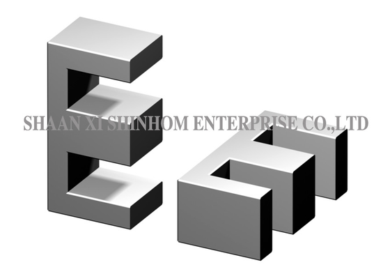 EE/EF Tipe Ferrite Core Low Loss High Frequency Mn-Zn Material untuk Transformer dan Induktor