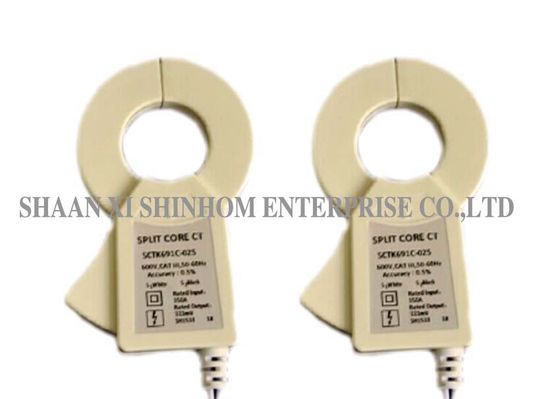 0 - 1000A Penjepit Fase Tunggal Pada Transformer Split Core Saat Ini Sepenuhnya Tertutup