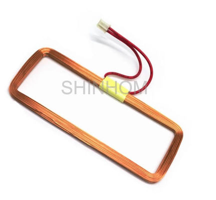 Ukuran Khusus RFID Coil Antena Air Core Coil Multilayer Struktur 0.12mm Diameter Kawat