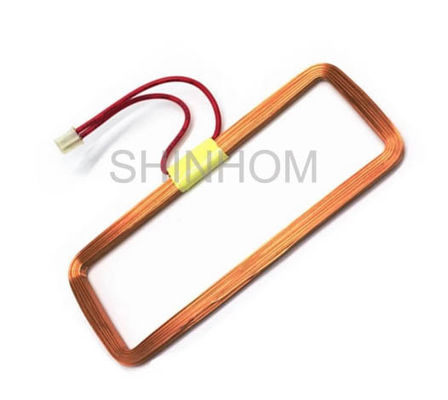 Ukuran Khusus RFID Coil Antena Air Core Coil Multilayer Struktur 0.12mm Diameter Kawat