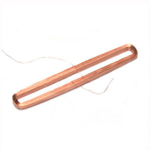 Ukuran Khusus RFID Coil Antena Air Core Coil Multilayer Struktur 0.12mm Diameter Kawat