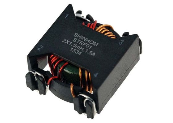 10KHz Mode Umum Induktor Toroidal Induktor Inti Ferit Dengan ISO9001