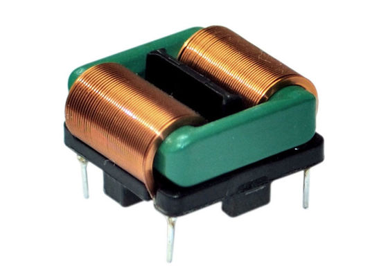 Mode Umum Saat Ini Tinggi Choke Coil Induktansi Kawat Datar Disesuaikan 10kHz
