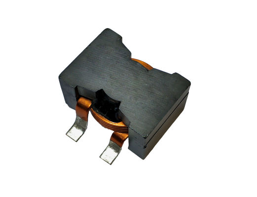 Kawat Datar Rendah DCR Induktor Daya Arus Tinggi Stabilitas Termal Yang Sangat Baik 100KHz 1V