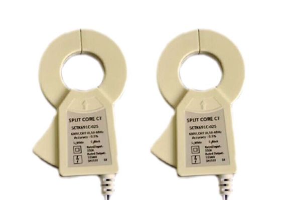 0 - 1000A Penjepit Fase Tunggal Pada Transformer Split Core Saat Ini Sepenuhnya Tertutup