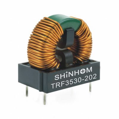 Frekuensi Tinggi Toroidal Choke Coil Kapasitas Tersesat Rendah Kinerja Filter Yang Kuat