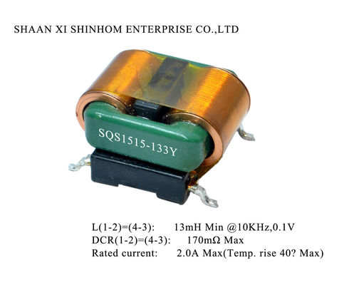 RoHS 250V Filter SMD Horisontal Mode Umum Tersedak