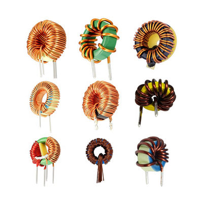 EMI Filter Toroidal Choke Coil Leaded Inductor Dengan Kawat Enamel