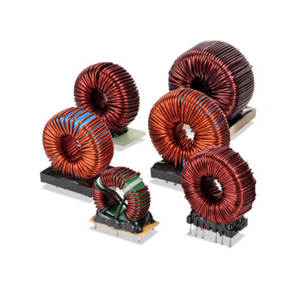 Mode Umum EMI Filter Induktor Daya Toroidal 10kHz RoHS